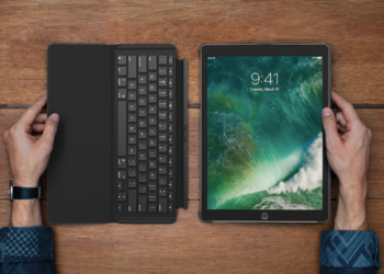 Logitechilta Slim Combo -näppäimistökansi iPad Prolle